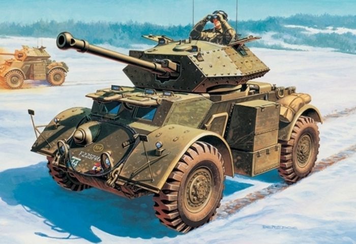 Сборная модель Бронемашинa Staghound MkIII 135