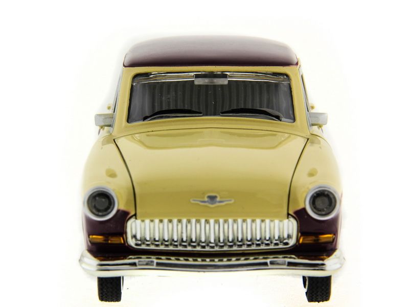 Машина АВТОПАНОРАМА ГАЗ21 Волга 124 вк  261211см, желтобордовая