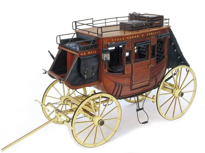Сборная деревянная модель почтовой кареты Artesania Latina 1948года, 110