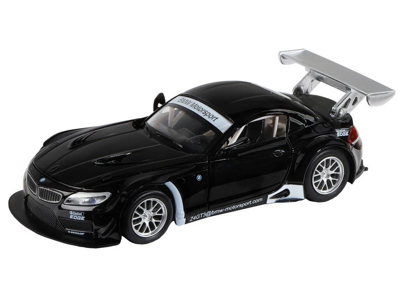 Машина АВТОПАНОРАМА BMW Z4 GT, черный, 132, свет, звук, инерция, вк 17,513,59 см