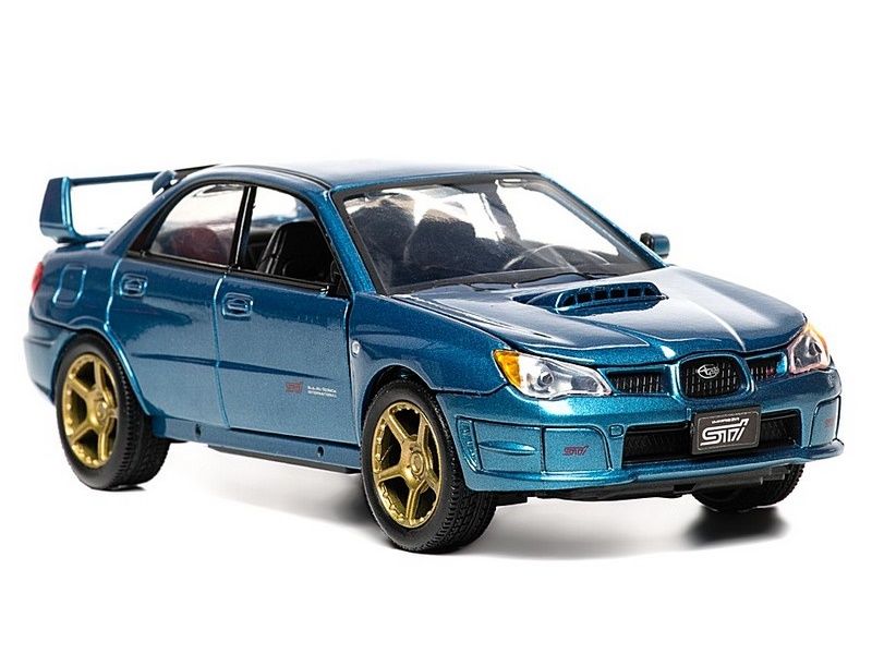 Машина Autotime SUBARU IMPREZA WRX STI тюнинг гараж 124 инерционная