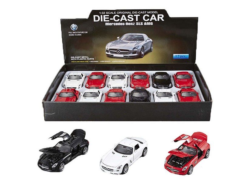 Машина MZ 132 MercedesBenz SLS инерция 112шт бк