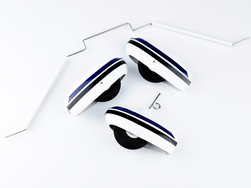 Шасси для самолета Top RC 500 Class Cessna 182 4СH синий, комплект