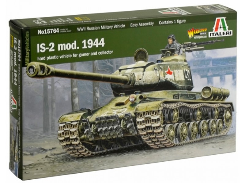 Сборная модель ITALERI 15764ИТ ТАНК IS2 мод1944, 156