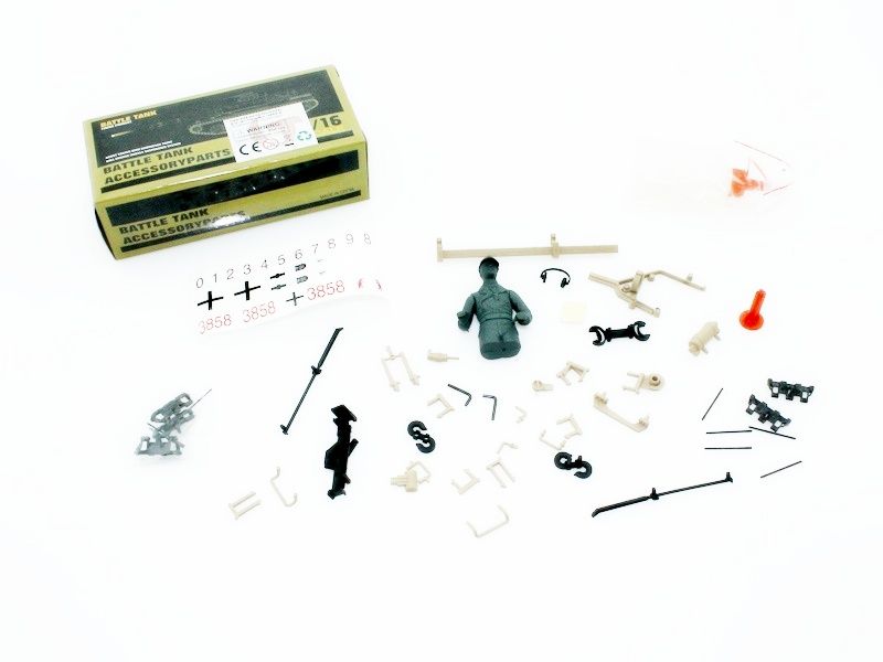 Набор наклеек и аксессуаров для танка Panzer IV F1, неокрашен
