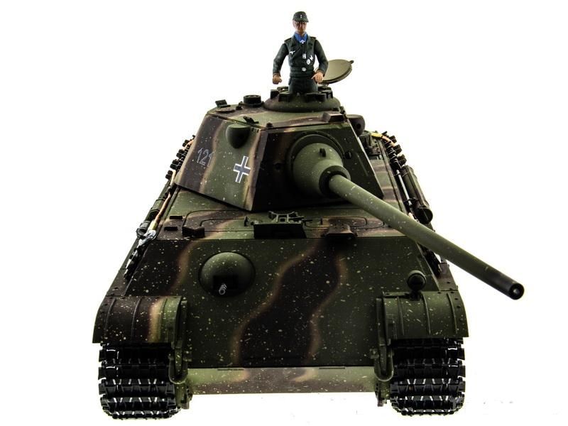 Радиоуправляемый танк Taigen 116 Panther type F с ИК пушкой HC версия, башня на 360, 24G RTR