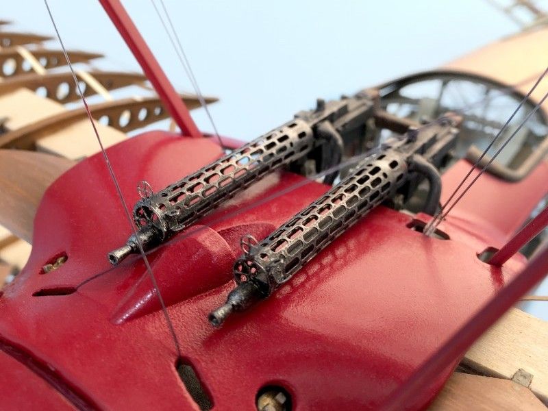 Сборная деревянная модель самолета Artesania Latina FOKKER DRI 1918 RED BARON, 116