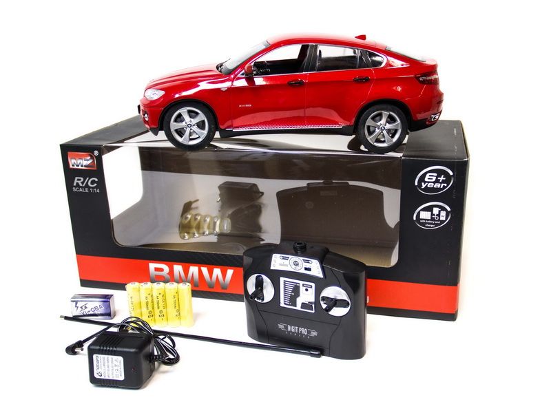 РУ машина MZ BMW X6 2016, красный, 114 акб