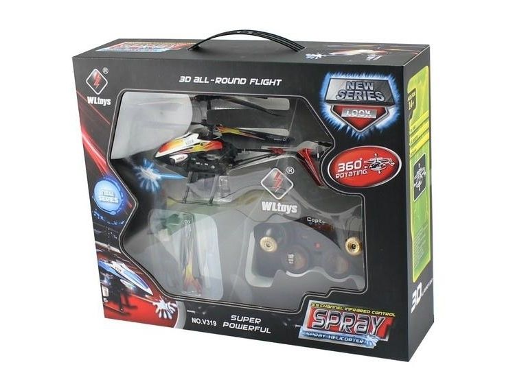 Радиоуправляемый вертолет WLToys V319 IR RTF с водяной пушкой