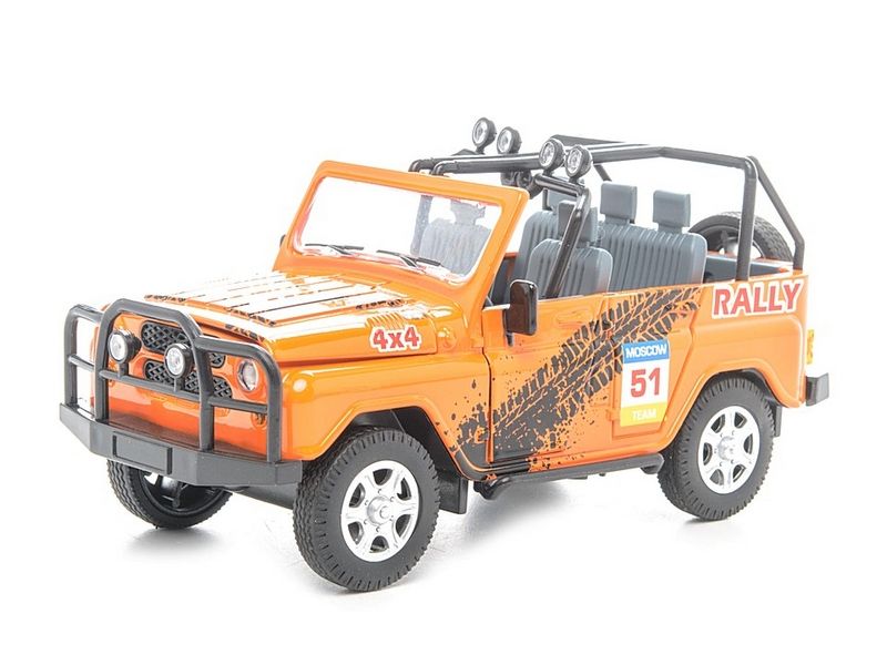 Машина АВТОПАНОРАМА УАЗ469 124 вк 221211 см, белая