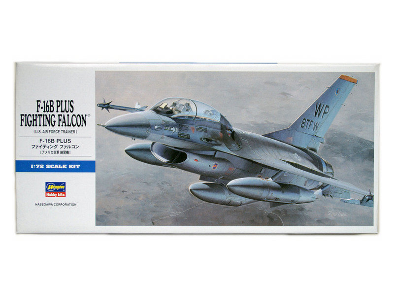 Сборная модель Hasegawa Самолет F16B PLUS FF, 172