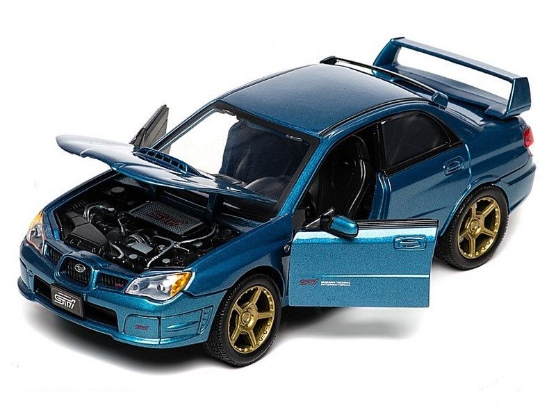 Машина Autotime SUBARU IMPREZA WRX STI тюнинг гараж 124 инерционная