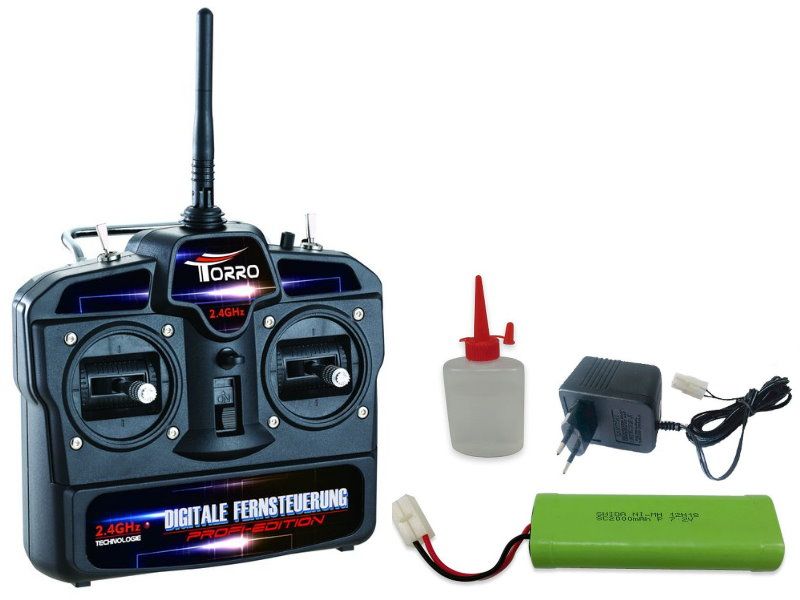 Радиоуправляемый танк Torro KV2 116 24G, зеленый, ИКпушка