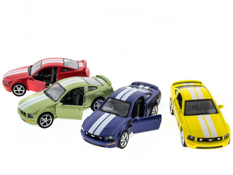 Машина Kinsmart 138 Ford Mustang GT с полосками инерция 112шт бк