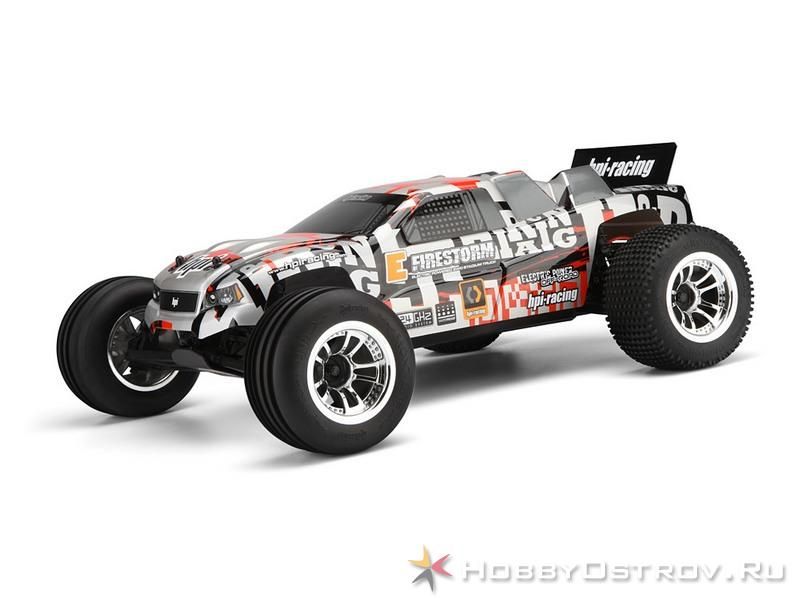 Радиоуправляемый трагги HPI EFirestorm 10T 2WD 24G 110 RTR влагозащита
