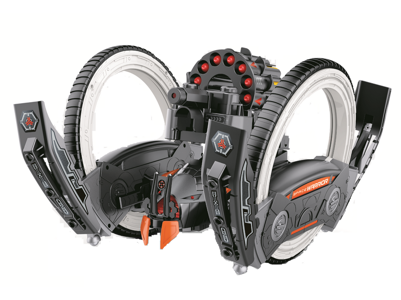 РУ боевая машина Universe, лазер, ракеты, голубая, NiMh и ЗУ, 24G