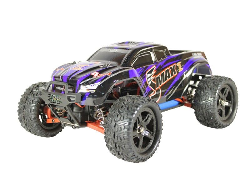 Радиоуправляемый монстр Remo Hobby SMAX Brushless UPGRADE V20 синий 4WD 24G 116 RTR