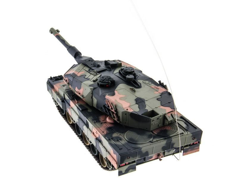 Радиоуправляемый танк Heng Long 124 Leopard A5, стреляет шариками, RTR