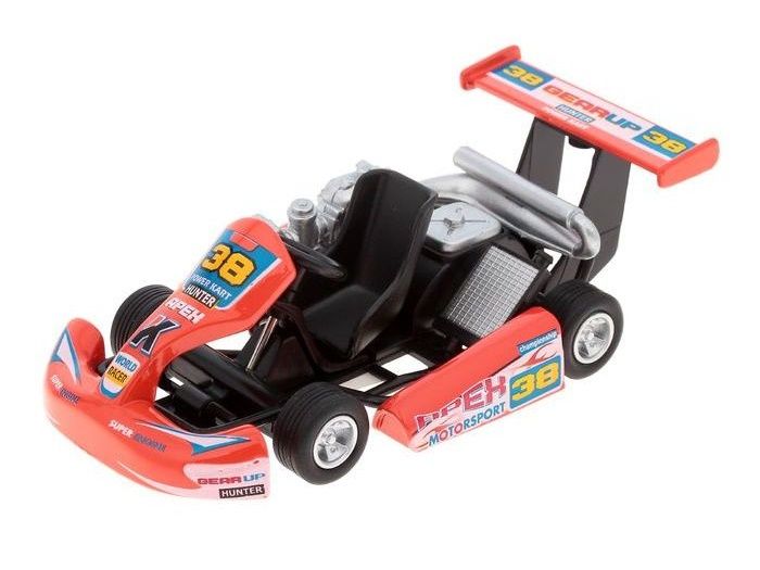 Машина Kinsmart Turbo Go Kart инерция 112шт бк