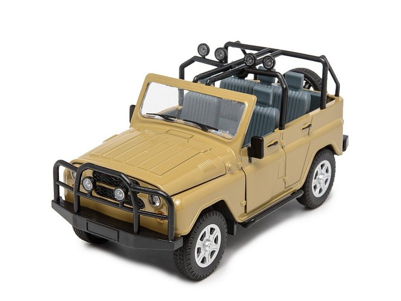 Машина АВТОПАНОРАМА УАЗ469 124 вк 221211 см, черная