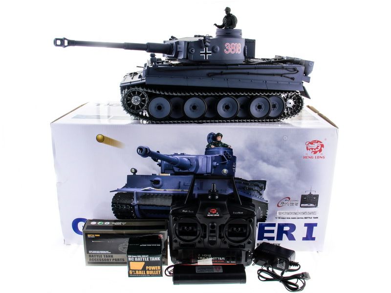 Радиоуправляемый танк Heng Long 116 Tiger 1 Германия 24G RTR PRO