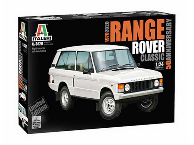 Сборная модель ITALERI 3629ИТ Автомобиль RANGE ROVER Classic 50th Anniversary, 124