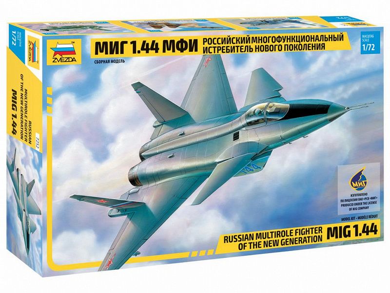 Сборная модель ZVEZDA Российский многофункциональный истребитель нового поколения МиГ 144 МФИ,172