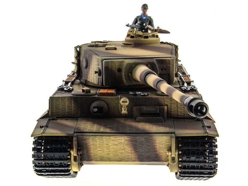 Радиоуправляемый танк Taigen 116 Tiger 1 Германия, поздняя версия 24G RTR летний камуфляж