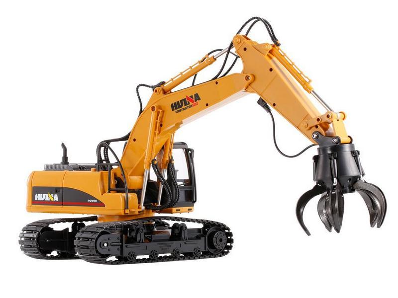 Радиоуправляемый экскаватор c шаровым захватом HUI NA TOYS 24G 16CH 114 RTR