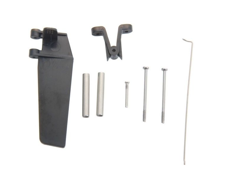 Набор запасных частей для катера Feilun FT009 хвостовой руль, кронштейн, крепеж, тяга