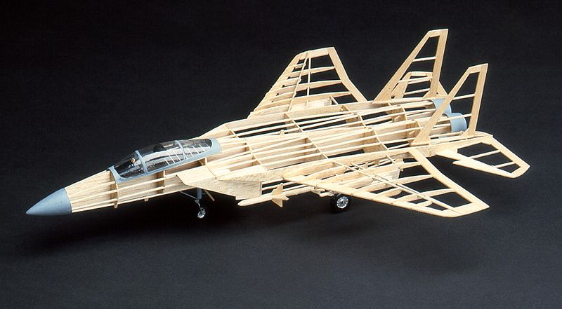 Сборная дермодельСамолет F15 Eagle Guillows 140