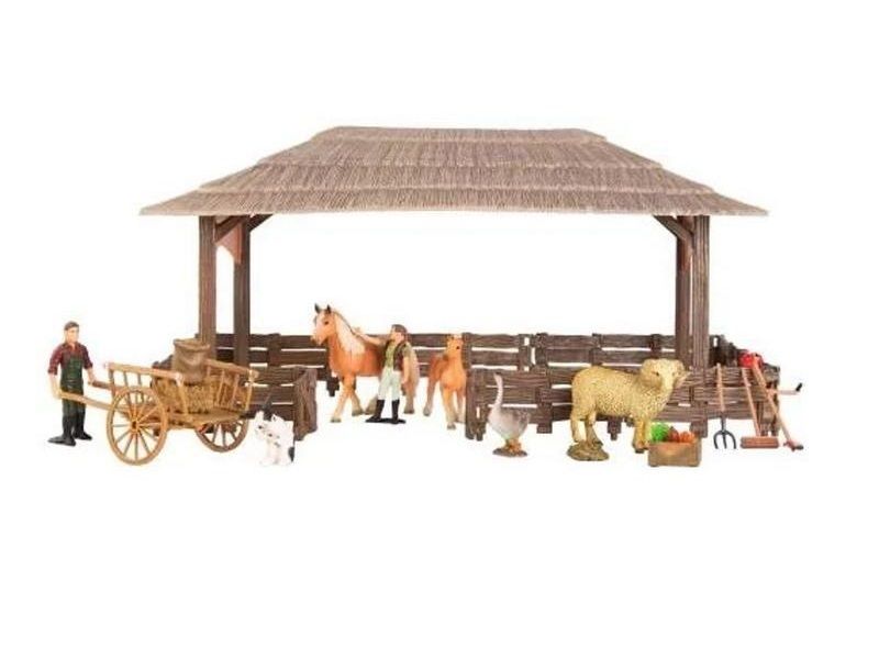 Набор фигурок животных MASAI MARA ММ205069 серии На ферме Ферма игрушка 20 пр