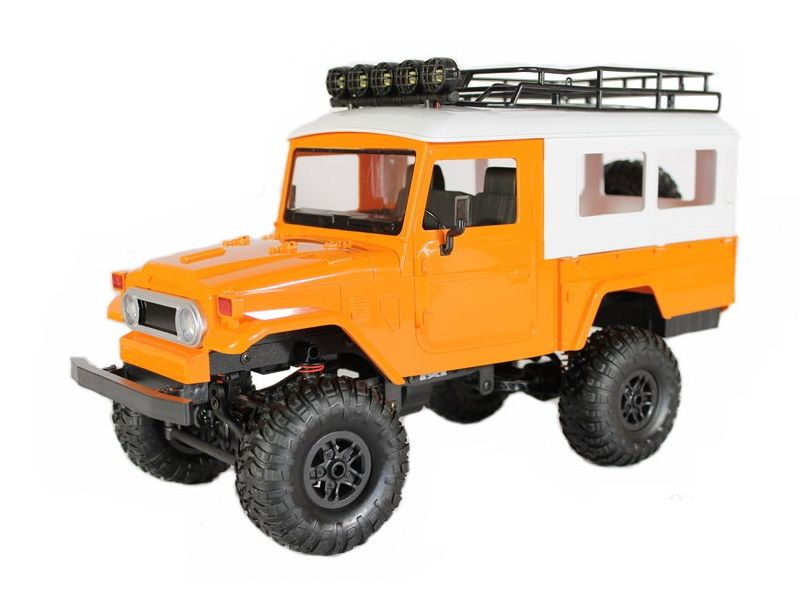 Радиоуправляемая автомодель MN MODEL джип Toyota FJ45 оранжевый 4WD 24G 112 RTR