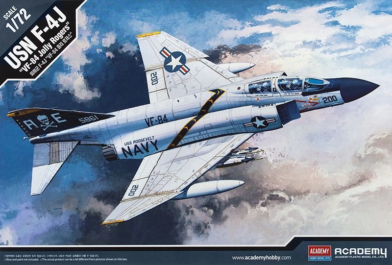 Сборная модель Самолёт USN F4J VF84 Jolly Rogers 172