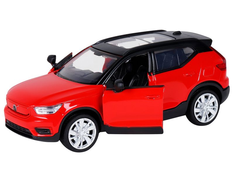 Машина АВТОПАНОРАМА Volvo XC40, 132, красный, инерция, свет, звук, вк 17,513,59 см