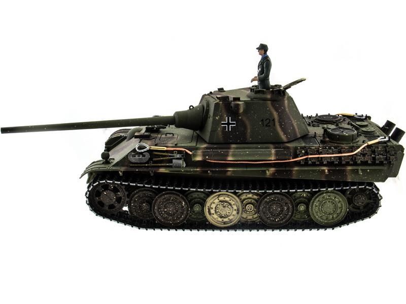 Радиоуправляемый танк Taigen 116 Panther type F с ИК пушкой HC версия, башня на 360, 24G RTR