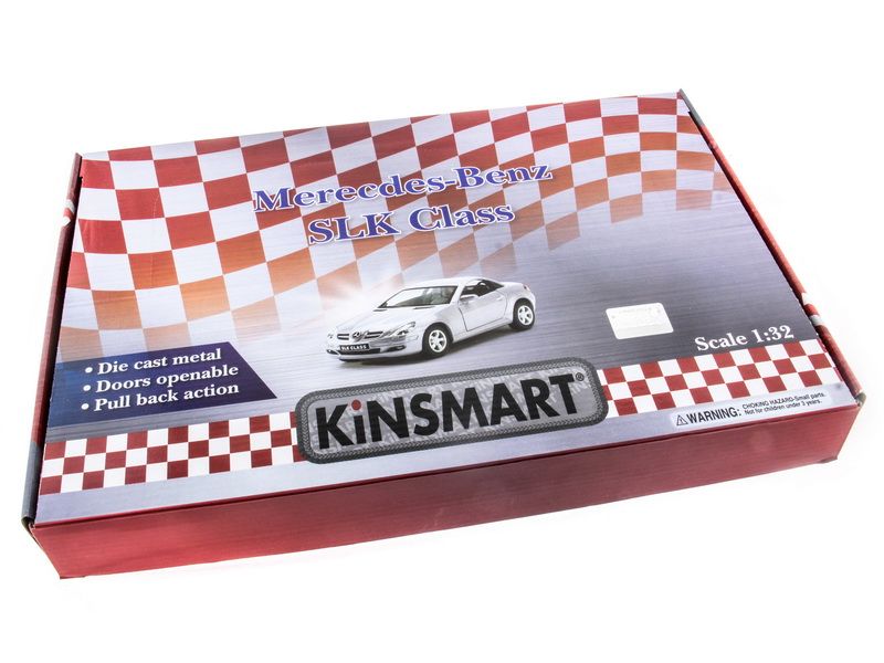 Машина Kinsmart 132 MERCEDESBENZ SLK инерция 112шт  бк