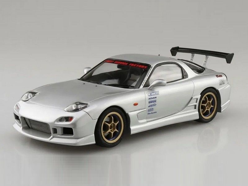 Сборная модель AOSHIMA Mazda RX7 CWest FD3S 99