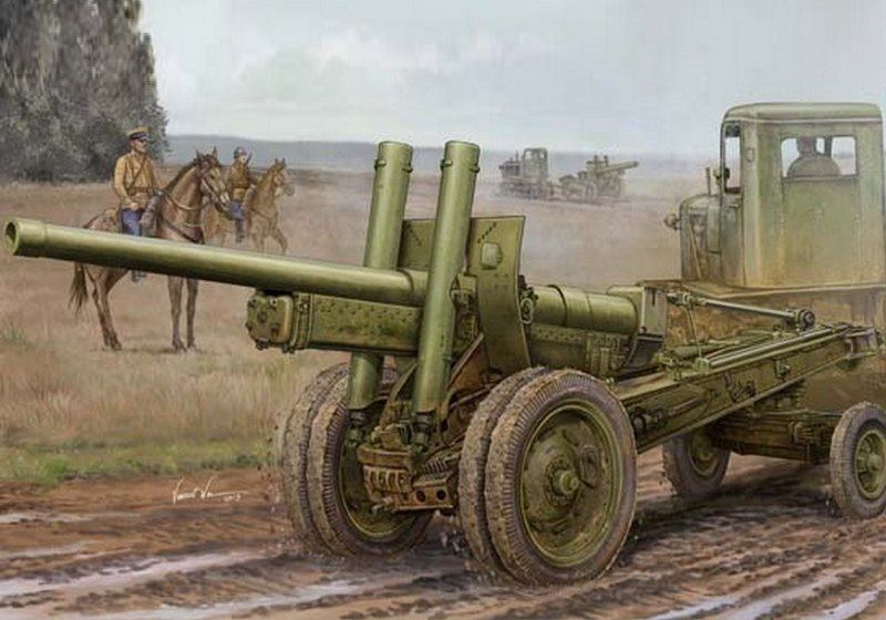 Сборная модель Пушка  Soviet A19 122mm Gun Mod19311937 135
