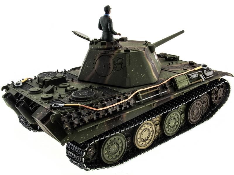 Радиоуправляемый танк Taigen 116 Panther type F с ИК пушкой HC версия, башня на 360, 24G RTR