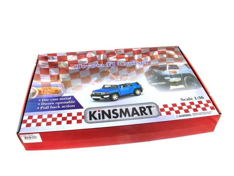 Машина Kinsmart TOYOTA FJ CRUISER инерция 112шт 136 бк