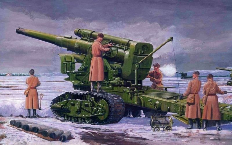Гаубица б 4 1 35. Сталинская Кувалда 203-мм гаубица. Б-4 203 мм (Кувалда Сталина). Б-4 гаубица. 203 Мм гаубица б-4.