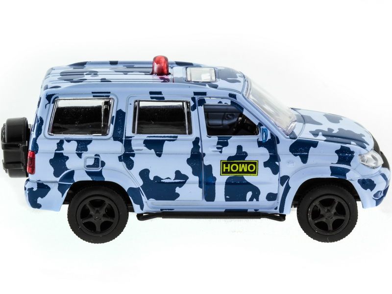 Машина АВТОПАНОРАМА инерц УАЗ Патриот омон 150, вк 1275,5 см