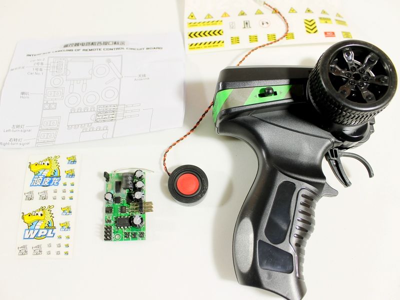 Система радиоуправления WPL, звук, наклейки для моделей B14, B24, C14, C24, B16, B36