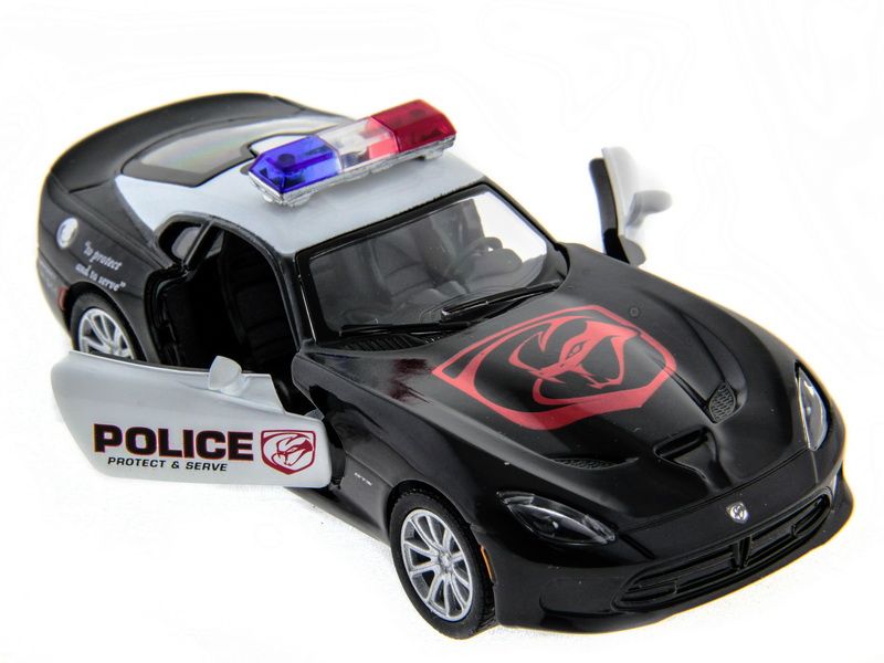 Машина Kinsmart 140 SRT Viper Police в асс инерция 112шт бк