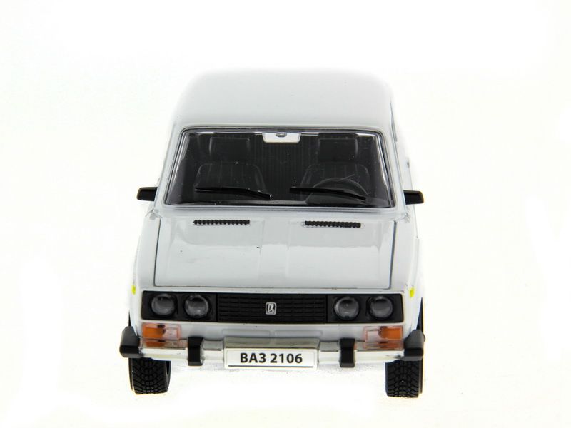 Машина АВТОПАНОРАМА ВАЗ 2106 белая,122, инерция, Pull Bаck механизм,  вк 101222 cм