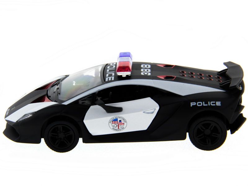 Машина Kinsmart 140 Lamborghini Police Sesto Elemento в асс инерция 112шт бк