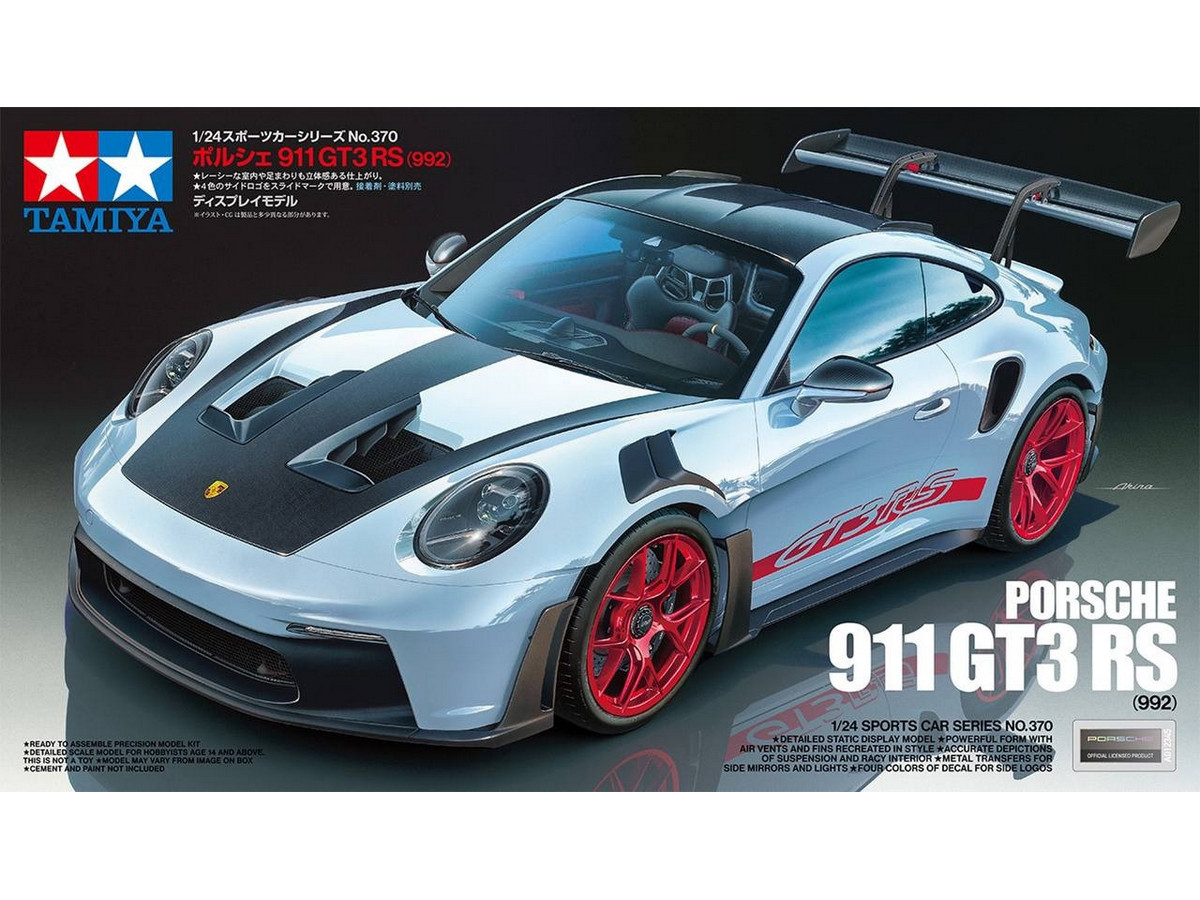 Сборная модель Tamiya Porsche 911 GT3 RS, 124