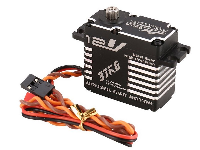 Сервомашинка цифровая JX Servo BLS12V7137 71г375008140V бесколлекторная, Full metal