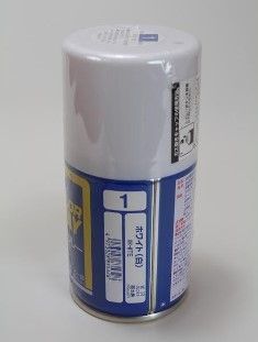 Краска акрил для пластика в аэрозольных баллончиках тм MRHOBBY 100мл  WHITE